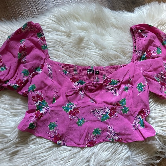 ZARA Floral Crop Top - Picture 3 of 5